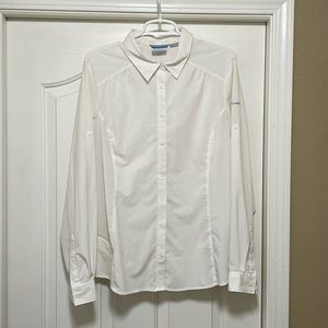 Columbia Omni-Shade Sun Protection Shirt XL White